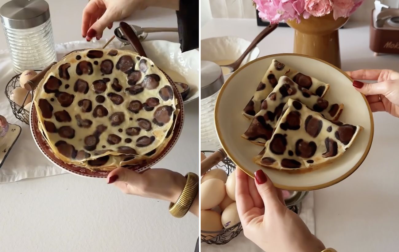 Забудьте про нудні варіанти: готуємо ефектні леопардові млинці за 15 хвилин