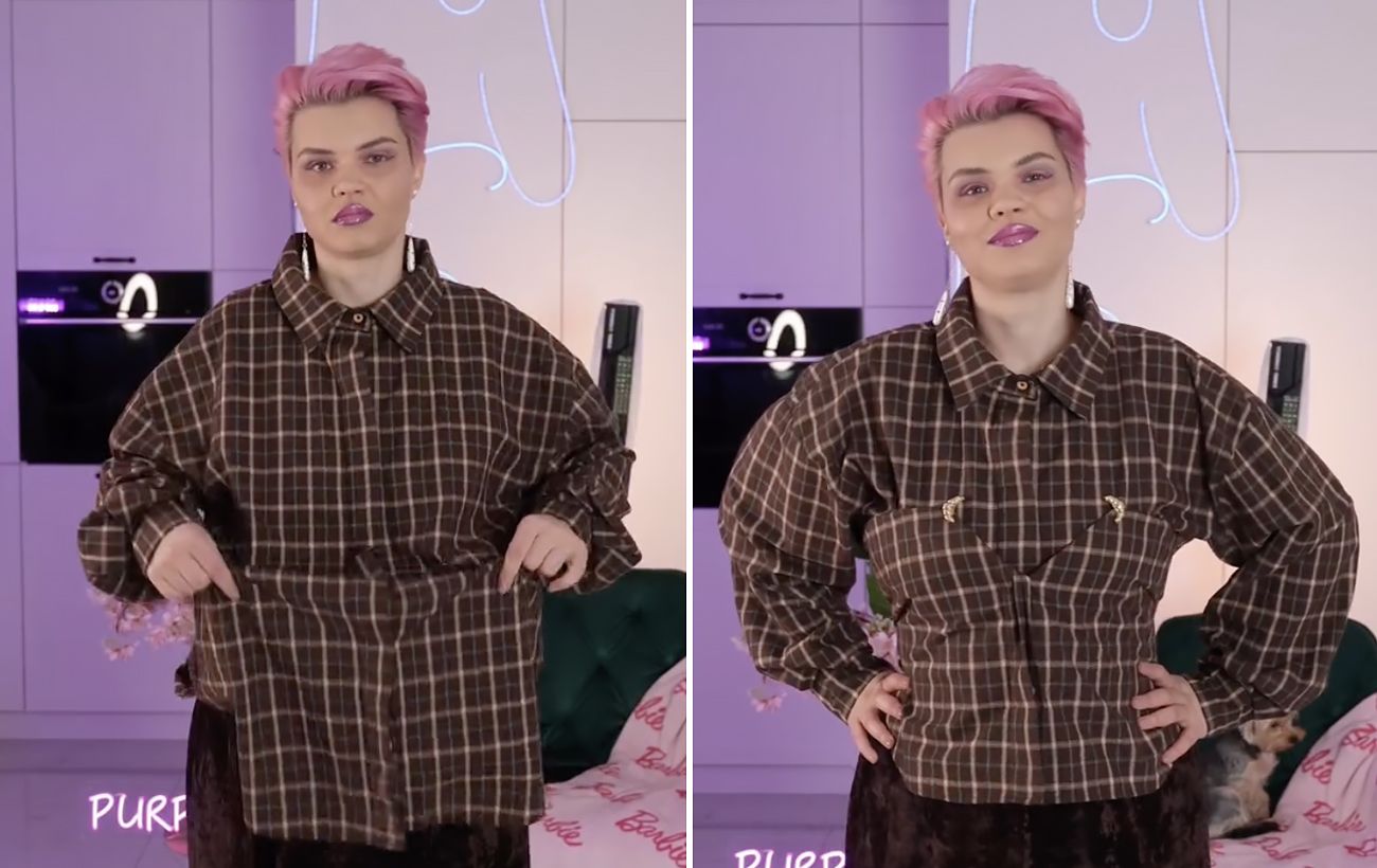 Ви неправильно одягали сорочку: стилістка показала трюк для стрункішої талії