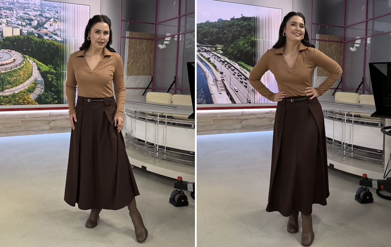 Людмила Барбір у шоколадному "луці": один прийом зробить вас стильнішою