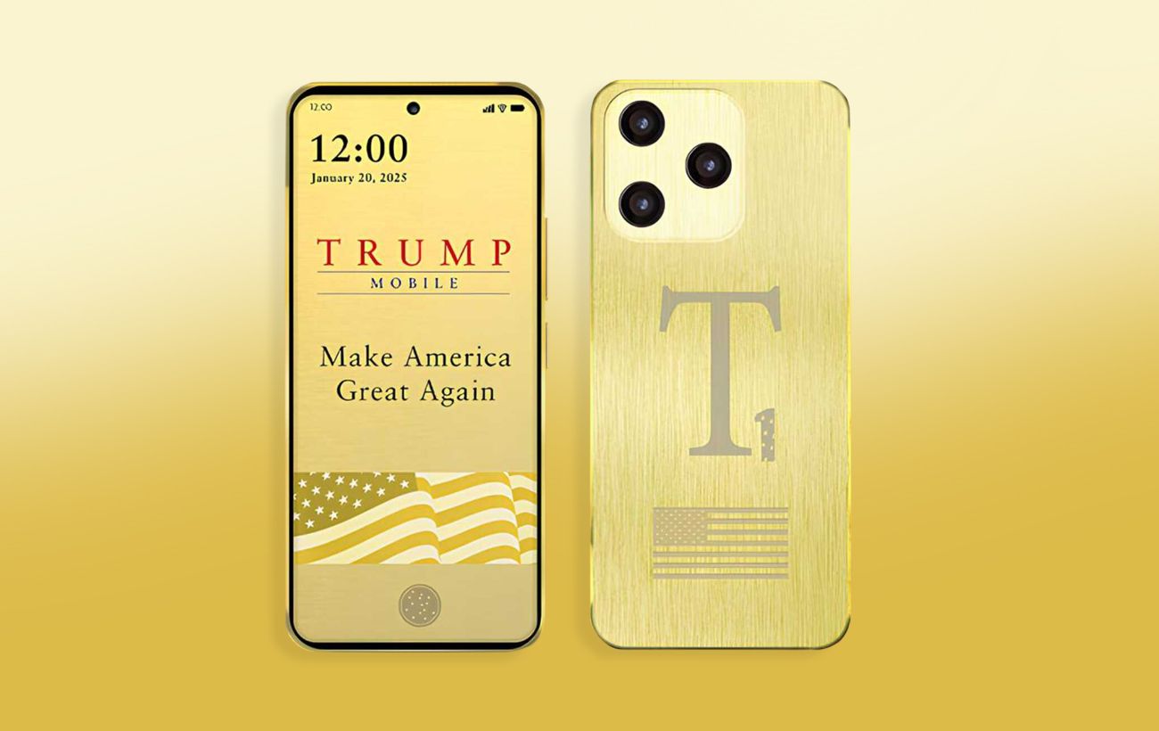 Трампофон виходить на ринок: скільки коштує золотий смартфон T1 та яке "залізо"