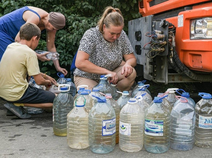 Чиновники рф визнали, що окупована Донеччина приречена на гуманітарну катастрофу з водою
