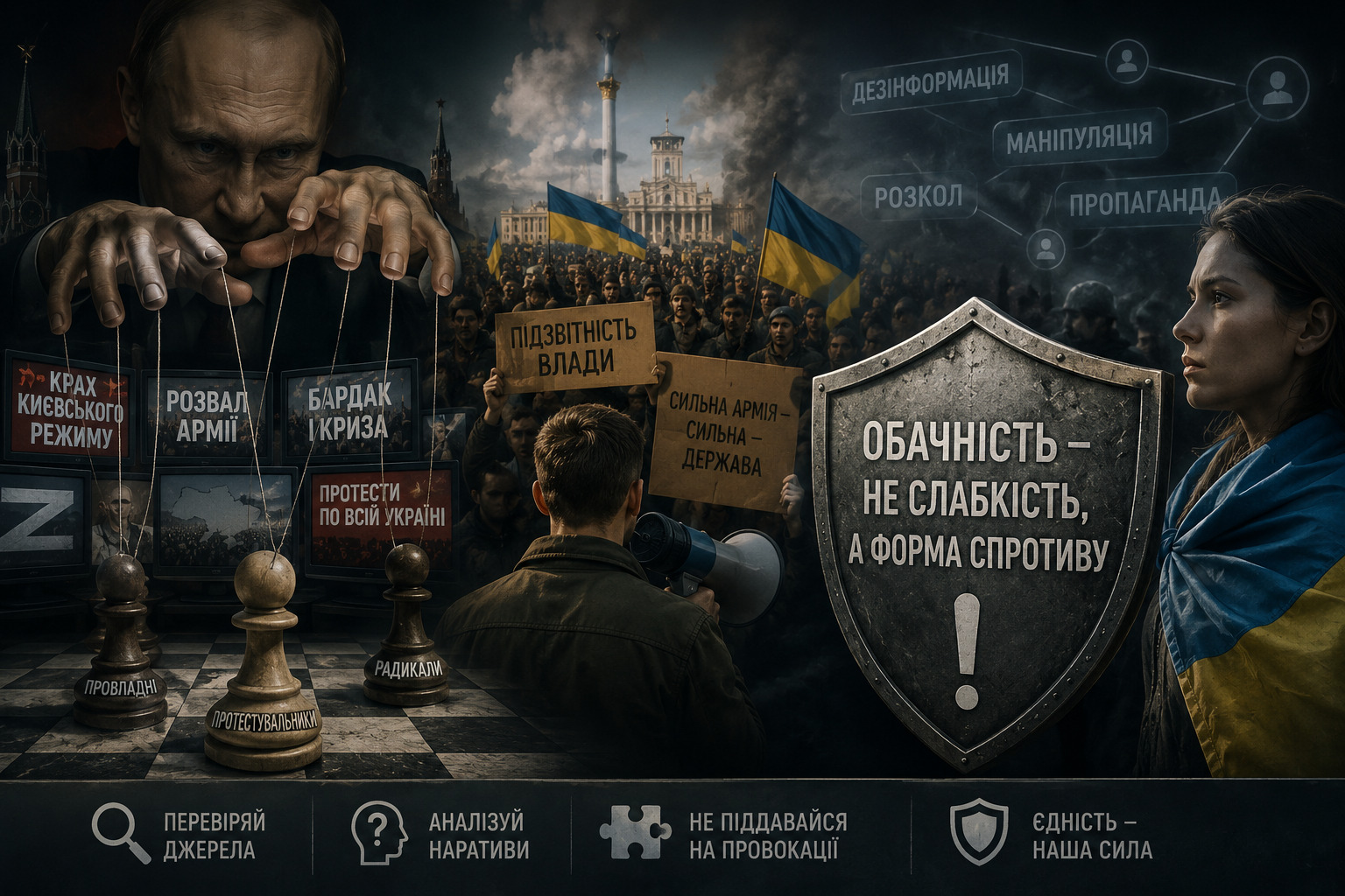 Картонковий Майдан» очима Кремля: як російська пропаганда використовує протести на підтримку Федорова