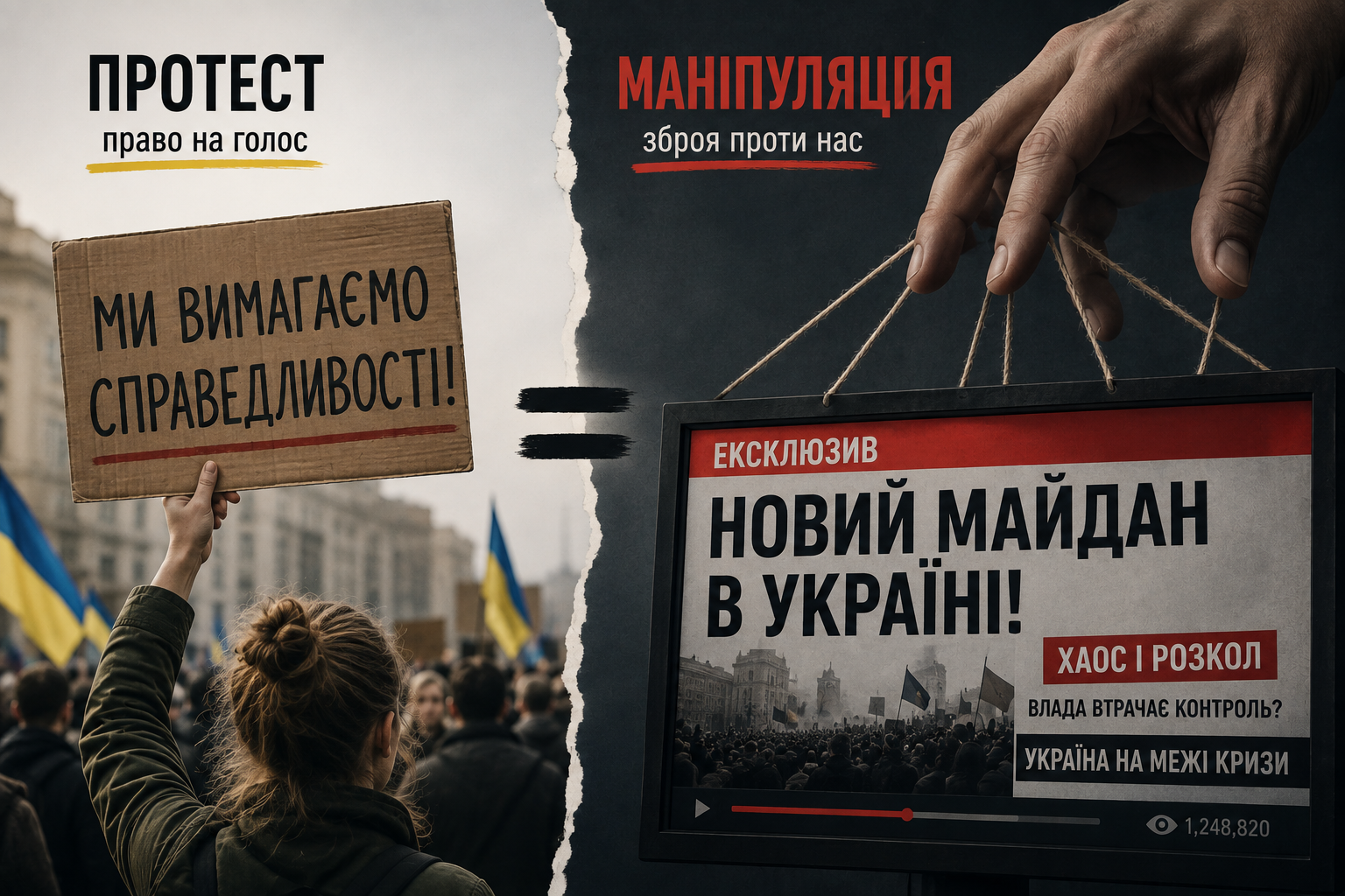 Картинка важливіша за факти: як Росія перетворює українські протести на власний інформаційний ресурс